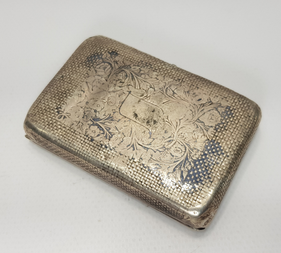 OSMANLI DÖNEMİ VAN İŞİ GÜMÜŞ SİGARA TABAKASI