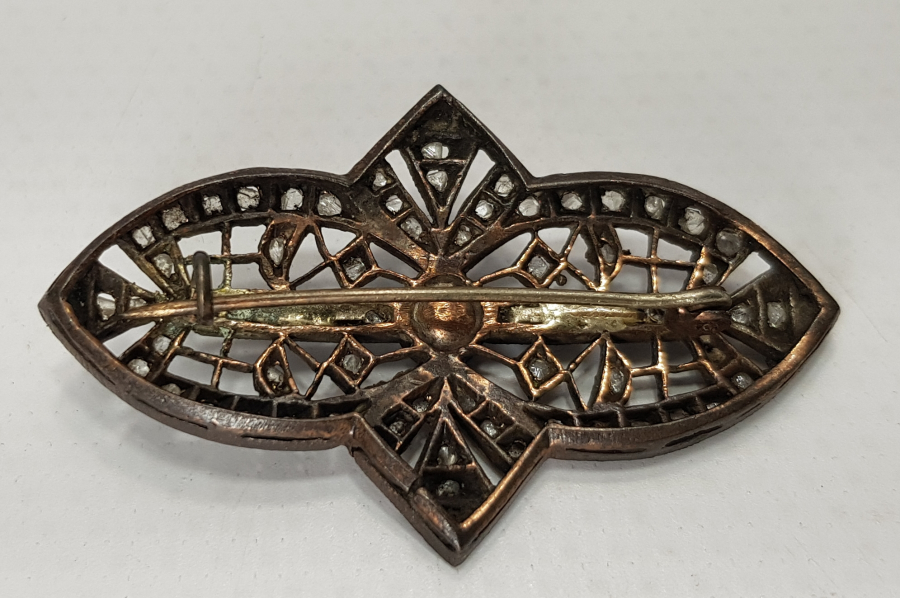 OSMANLI DÖNEMİ ELMAS VE YAKUT TAŞLI BROŞ