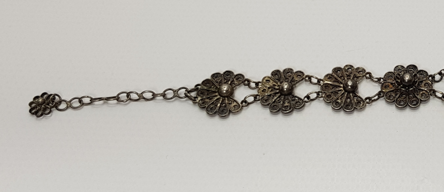 TELKARİ İŞÇİLİKLİ GÜMÜŞ BİLEKLİK