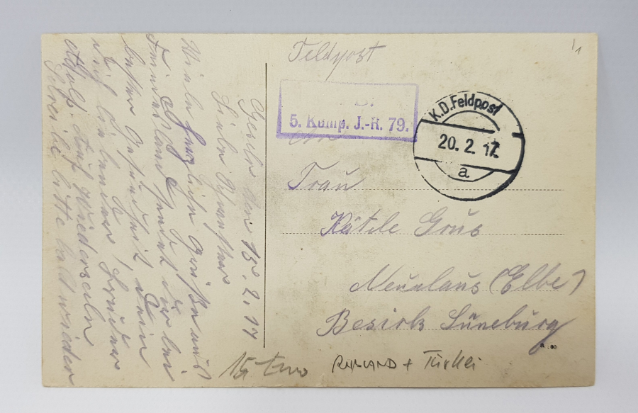 1. DÜNYA SAVAŞI DÖNEMİ 4'LÜ İTTİFAK KARTPOSTAL