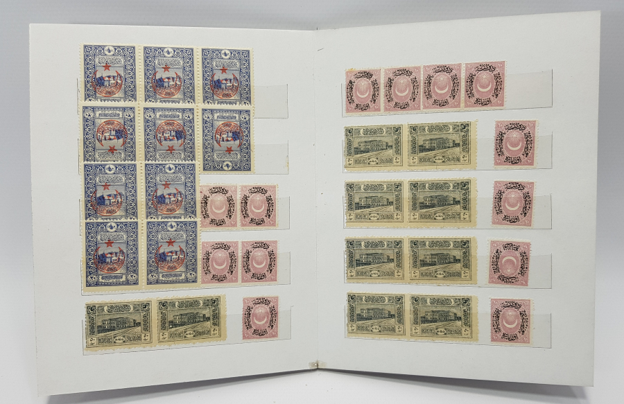 BİR DEFTER OSMANLI PUL KOLEKSİYONU