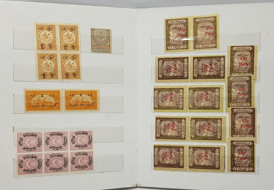 BİR DEFTER OSMANLI PUL KOLEKSİYONU