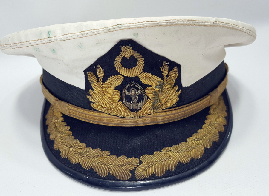 1930-1940 LARDAN DENİZCİ SUBAY ŞAPKASI