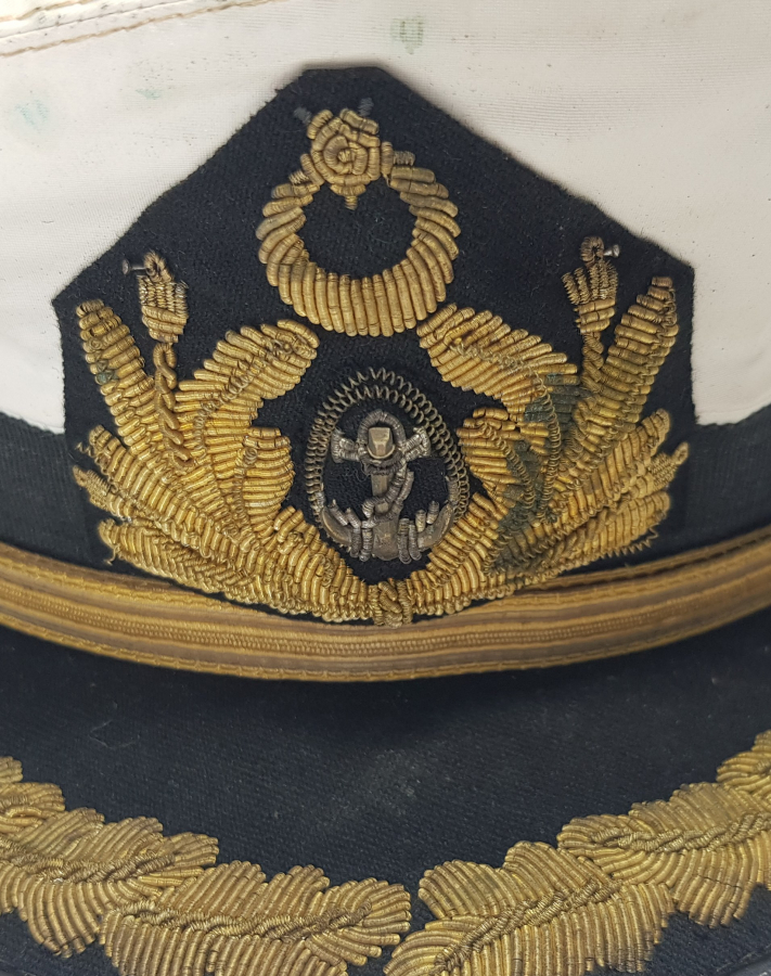 1930-1940 LARDAN DENİZCİ SUBAY ŞAPKASI