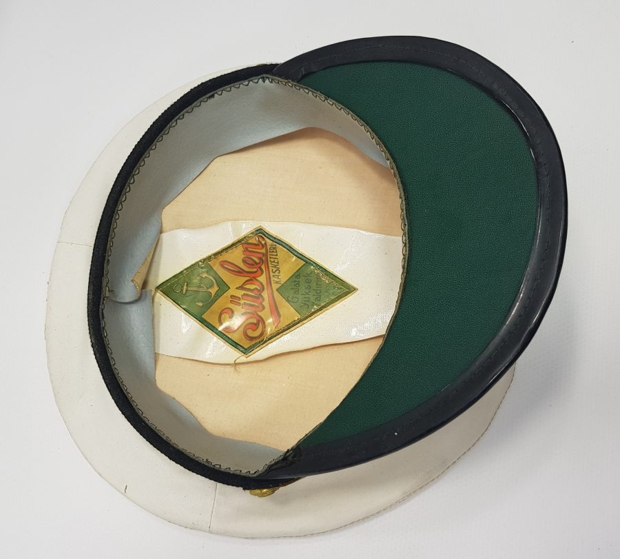 1930-1940 LARDAN DENİZCİ SUBAY ŞAPKASI