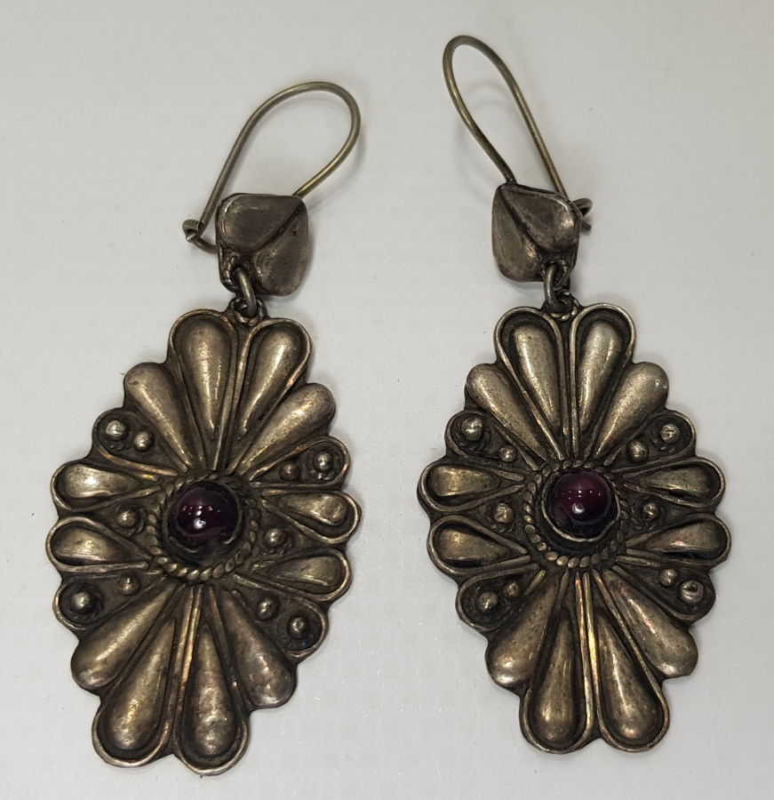 1940'LARDAN ÖZEL YAPIM GÜMÜŞ KÜPE