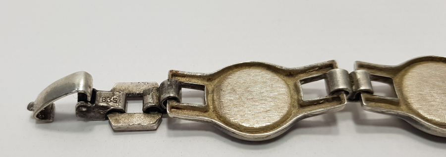 RUS YAPIMI OLTU TAŞLI GÜMÜŞ KURMALI KOL SAATİ