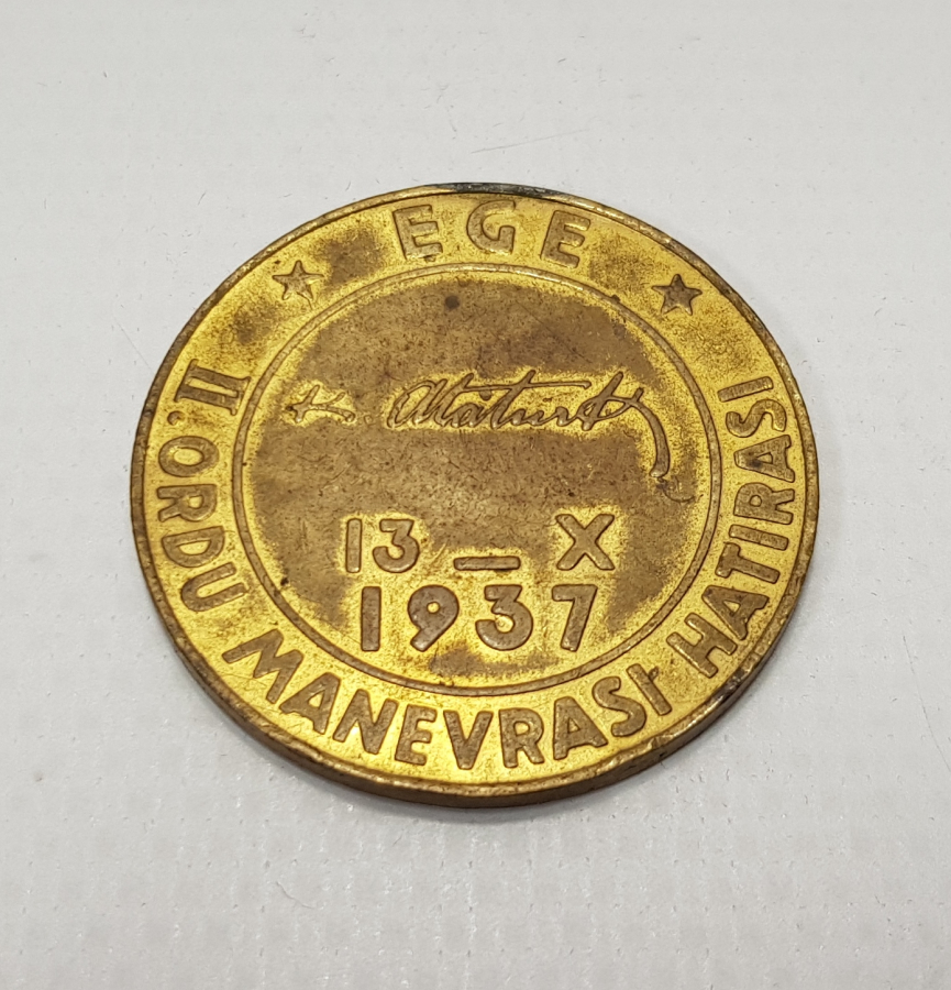 1937 EGE 2. ORDU MANEVRASI MADALYA