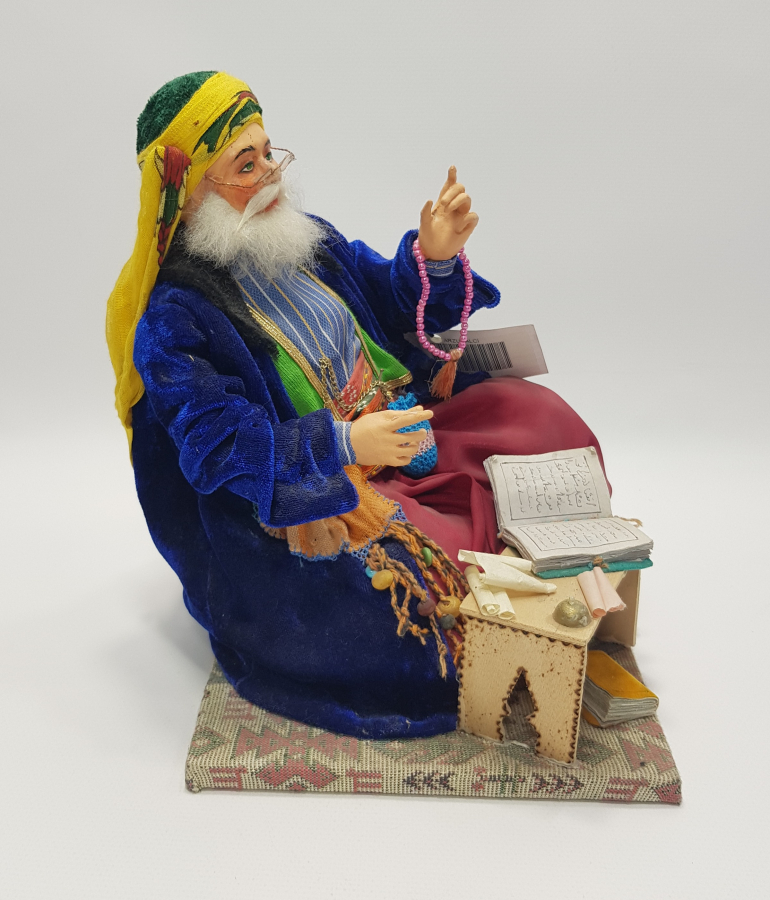 OSMANLI ARZUHALCİ BETİMLEMELİ KİTRE BEBEK Bayrak Müzayede