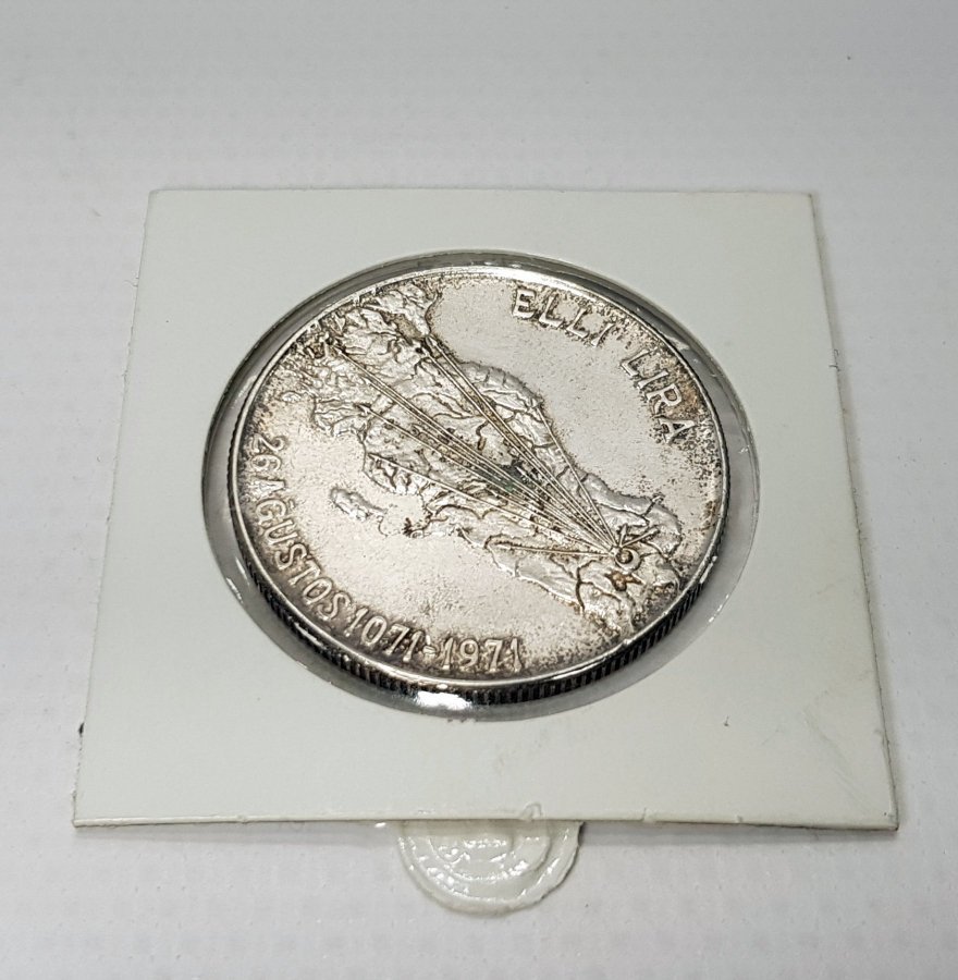 1971 MALAZGİRT ZAFERİNİN 900. YILINA ÖZEL BASILMIŞ ALPARSLAN GÜMÜŞ HATIRA PARASI