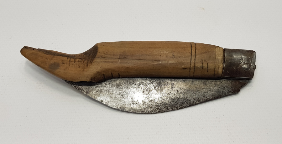 OSMANLICA YAZILI VE TARİHLİ BAĞ BIÇAĞI