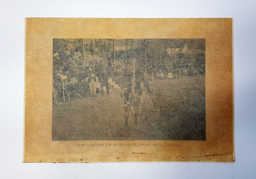 BURSA SERGİSİ VELESPİD BİRİNCİSİ OSMANLICA BASKI GRAVÜR