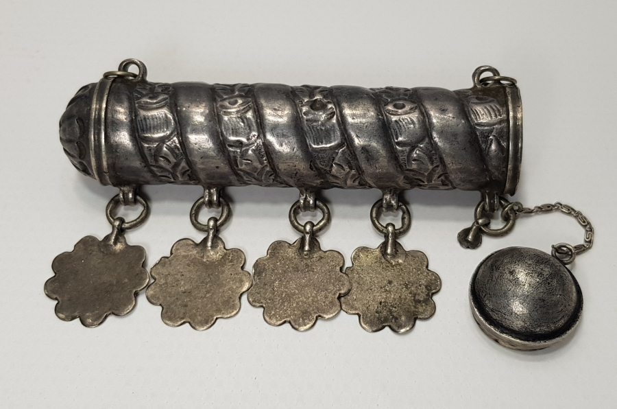 OSMANLI DÖNEMİ ÇINGILLI GÜMÜŞ HAMAYIL