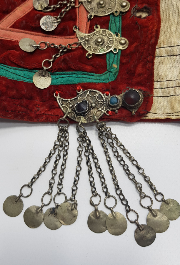 OSMANLI DÖNEMİ AMASYA YÖRESİ GÜMÜŞ SÜSLEMELİ YELEK - NADİR