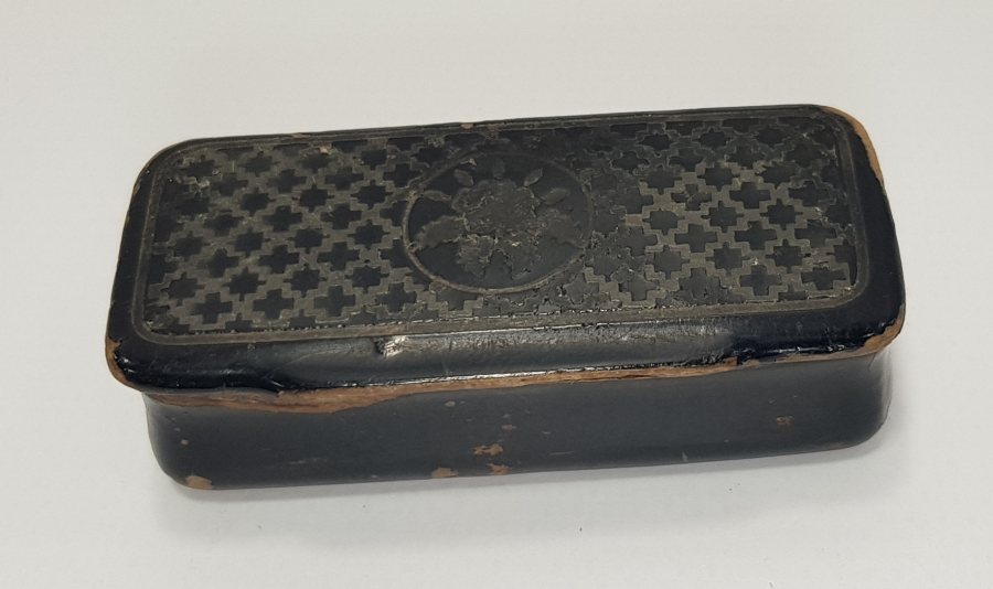 OSMANLI DÖNEMİ PAPIER MACHE ENFİYE KUTUSU