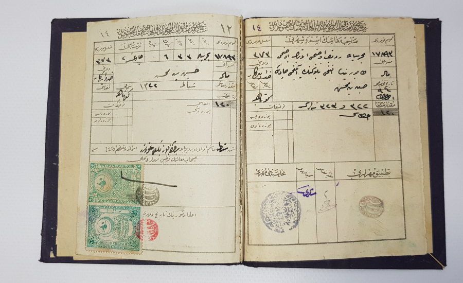 OSMANLICA SUBAY MAAŞ CÜZDANI 