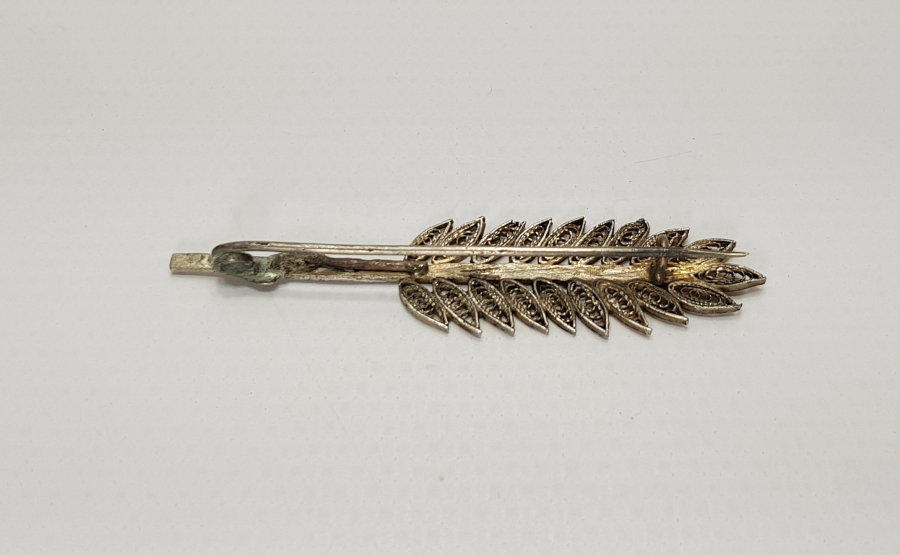 TELKARİ İŞÇİLİKLİ GÜMÜŞ BROŞ