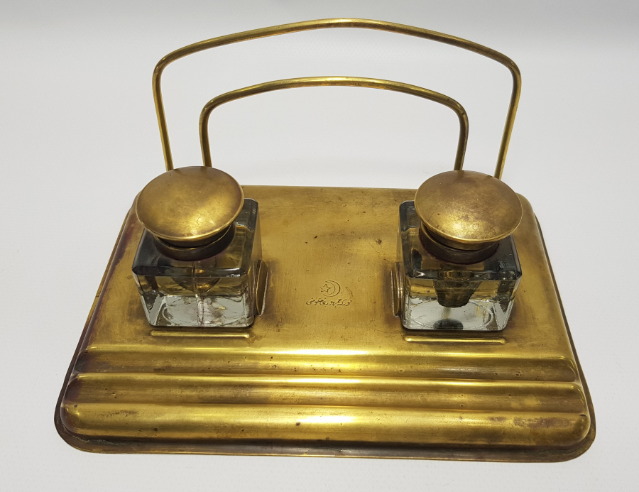 ÜZERİ OSMANLICA YAZILI NADİR BİR HOKKA TAKIMI