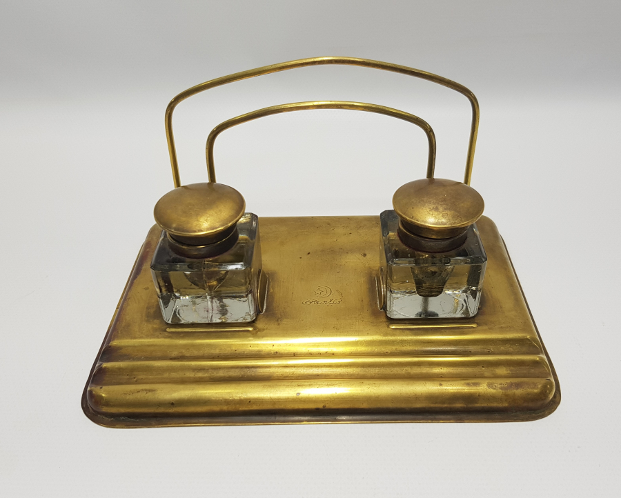 ÜZERİ OSMANLICA YAZILI NADİR BİR HOKKA TAKIMI