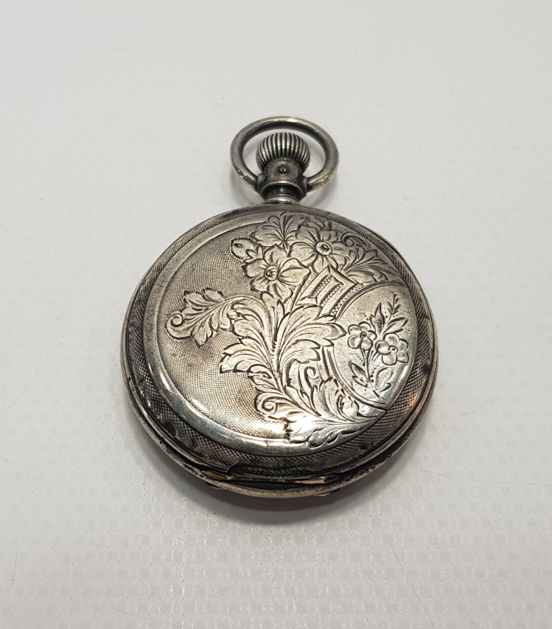 WALTHAM MARKA GÜMÜŞ CEP SAATİ