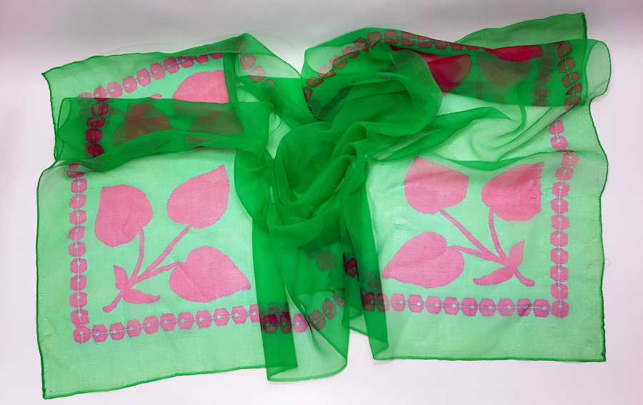 ESKİ HACI İŞİ KİRAZLI BÜRÜMCEK - KINA ÖRTÜSÜ