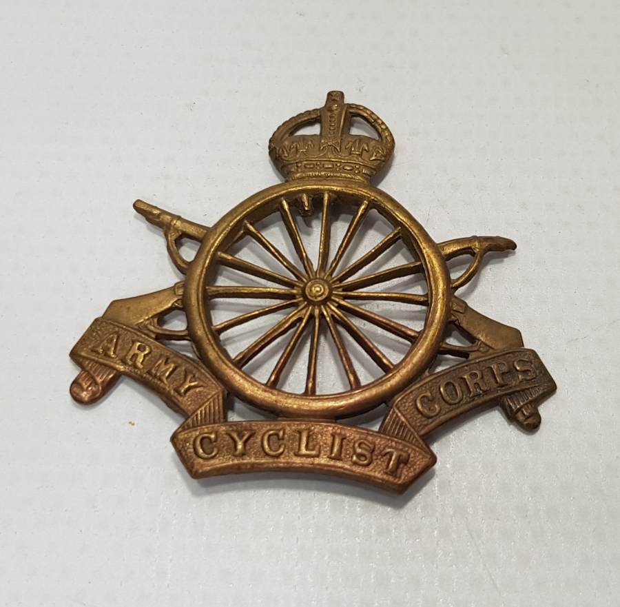 1. DÜNYA SAVAŞI İNGİLİZ BİSİKLETLİ ASKERİ BİRLİK ROZETİ