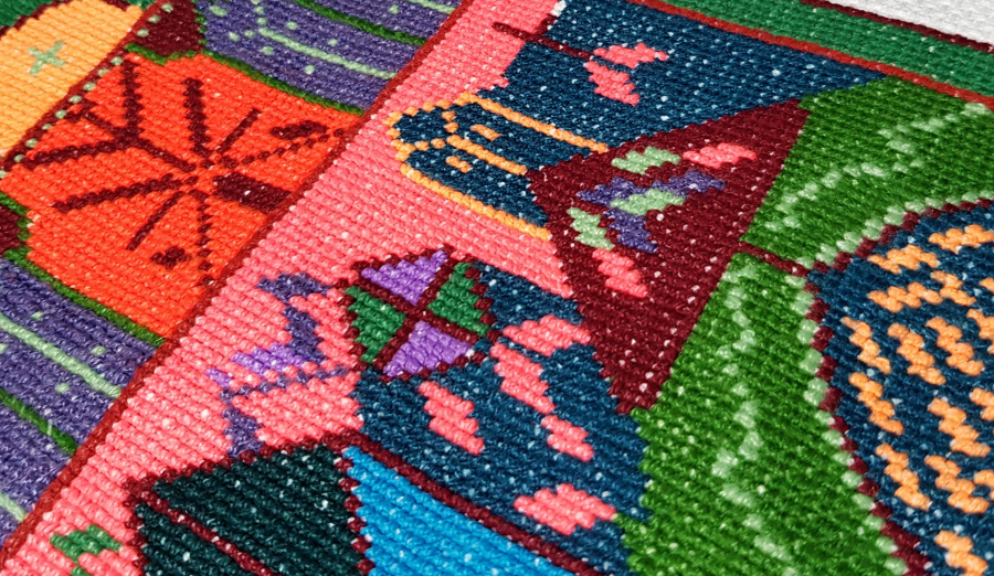 DEV BOY İSTANBUL TEMALI KANAVİÇE DUVAR PANOSU 