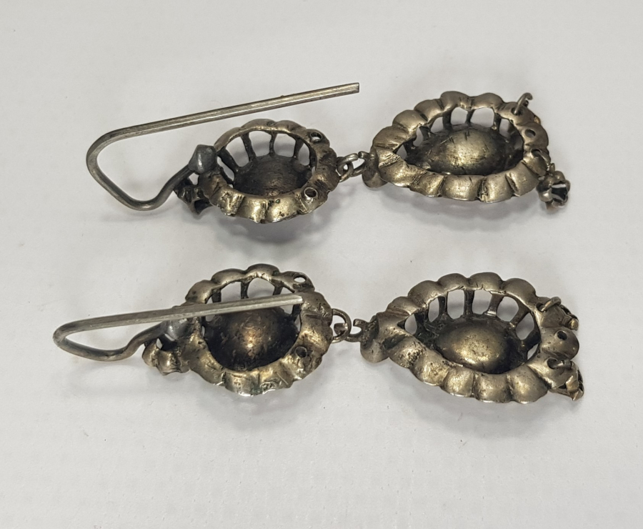 OSMANLI DÖNEMİ BİR ÇİFT ELMAS KÜPE