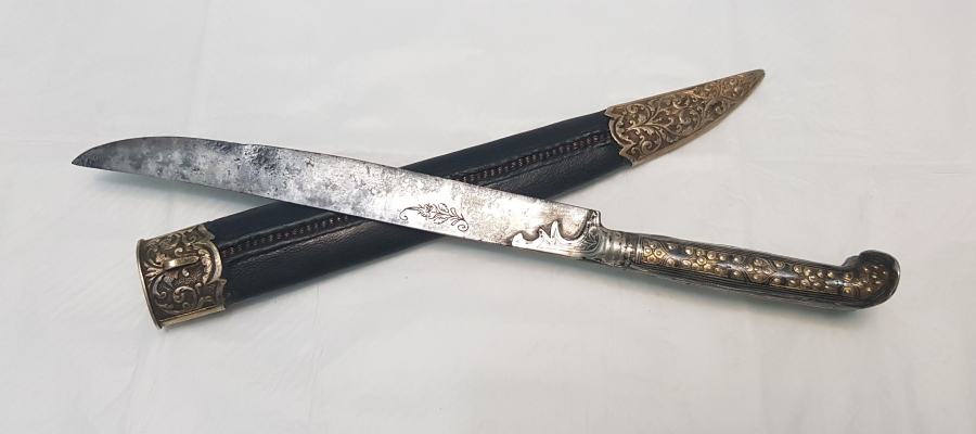 OSMANLI DÖNEMİ 1840 TARİHLİ GÜMÜŞ HANÇER