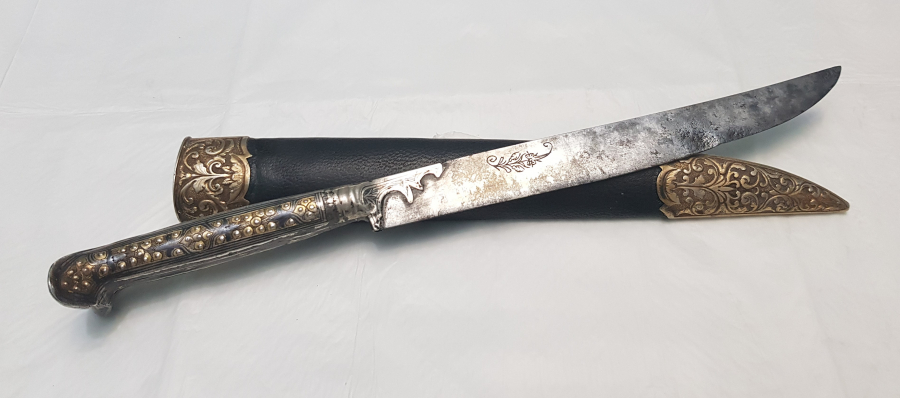 OSMANLI DÖNEMİ 1840 TARİHLİ GÜMÜŞ HANÇER