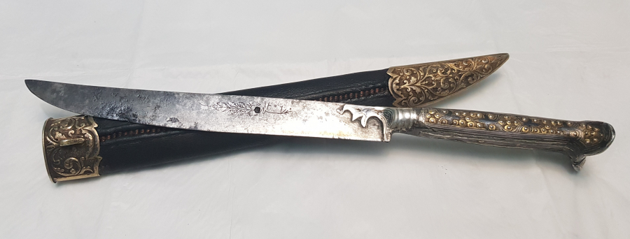 OSMANLI DÖNEMİ 1840 TARİHLİ GÜMÜŞ HANÇER