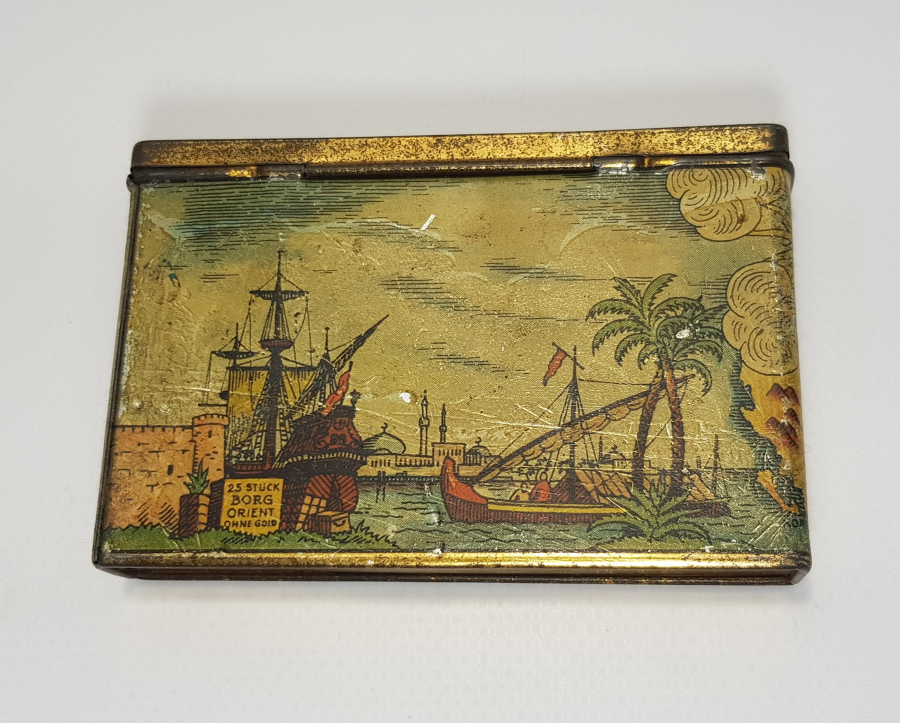 OSMANLI DÖNEMİ EGE, MARMARA VE YUNANİSTAN HARİTASI GÖRSELLİ BORG ORIENT SİGARA KUTUSU