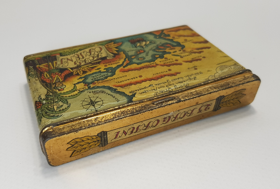 OSMANLI DÖNEMİ EGE, MARMARA VE YUNANİSTAN HARİTASI GÖRSELLİ BORG ORIENT SİGARA KUTUSU