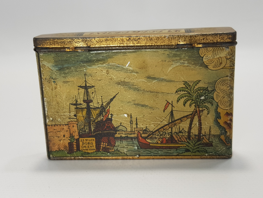 OSMANLI DÖNEMİ EGE, MARMARA VE YUNANİSTAN HARİTASI GÖRSELLİ BORG ORIENT SİGARA KUTUSU