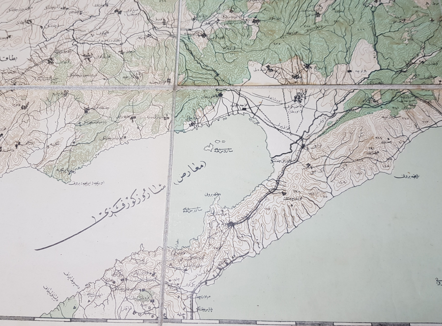 OSMANLICA BEZ HARİTA: TEKİRDAĞ VE CİVARI