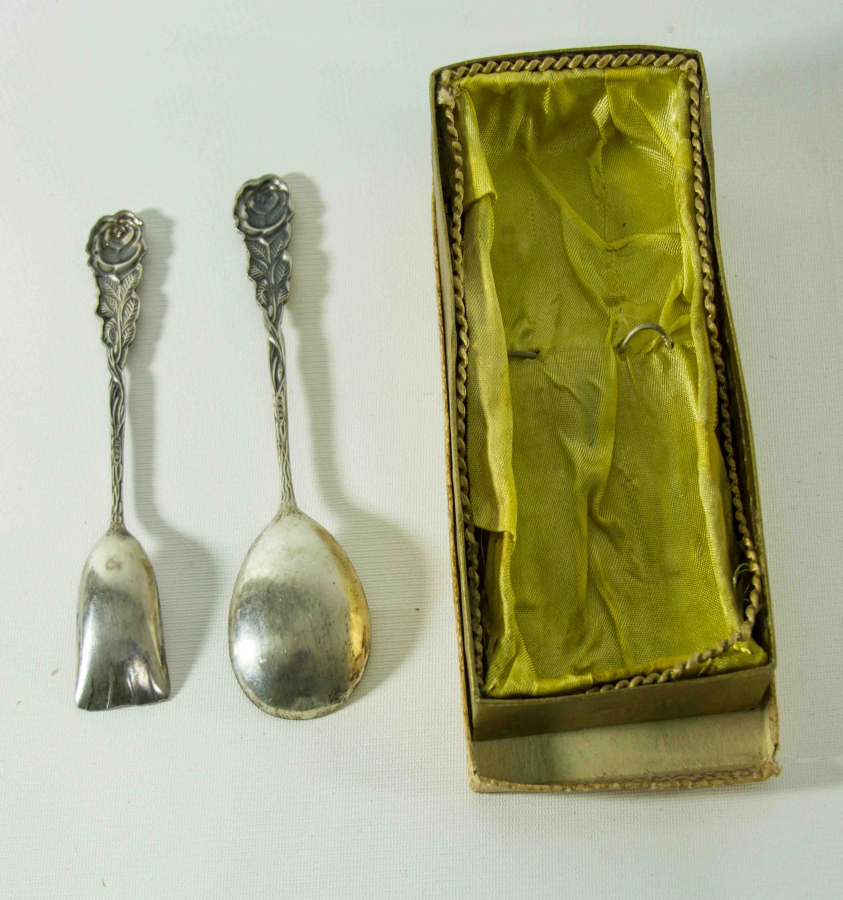 KUTUSUNDA GÜMÜŞ KAPLAMA SOS KAŞIKLARI