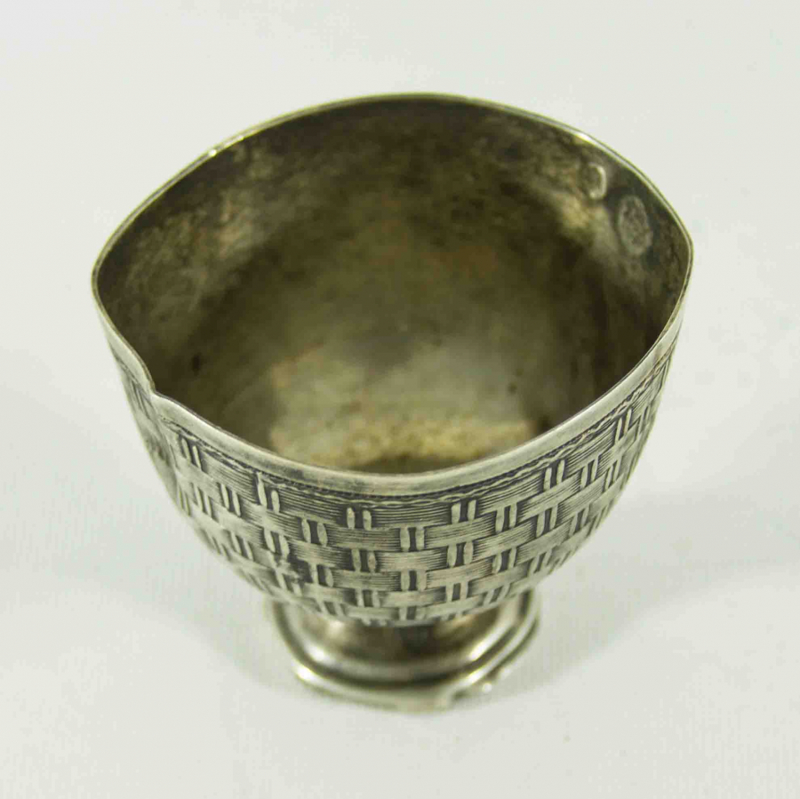 OSMANLI DÖNEMİ AZNAVUR İŞÇİLİKLİ GÜMÜŞ FİNCAN ZARFI