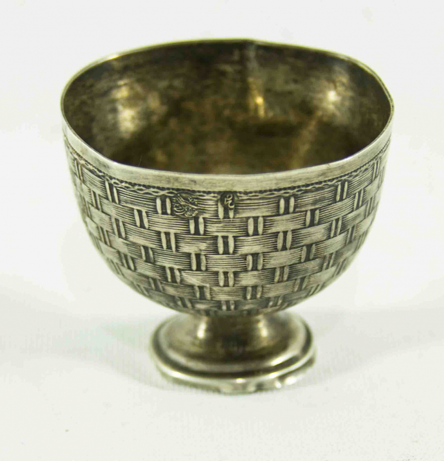 OSMANLI DÖNEMİ AZNAVUR İŞÇİLİKLİ GÜMÜŞ FİNCAN ZARFI