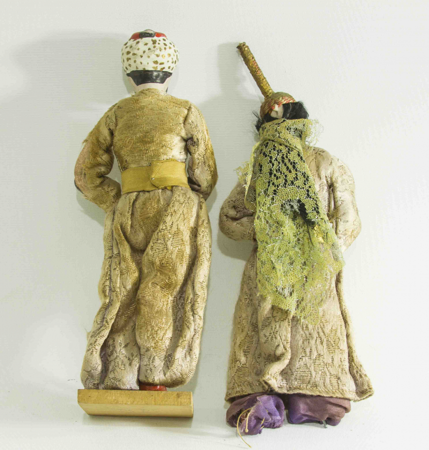 BİR ÇİFT SERAMİK BİBLO