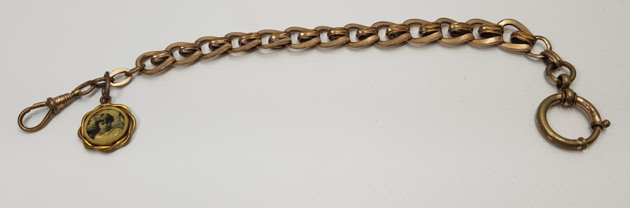 1900's FRANSIZ ALTIN KAPLAMA PRIOR CEP SAATİ KÖSTEĞİ