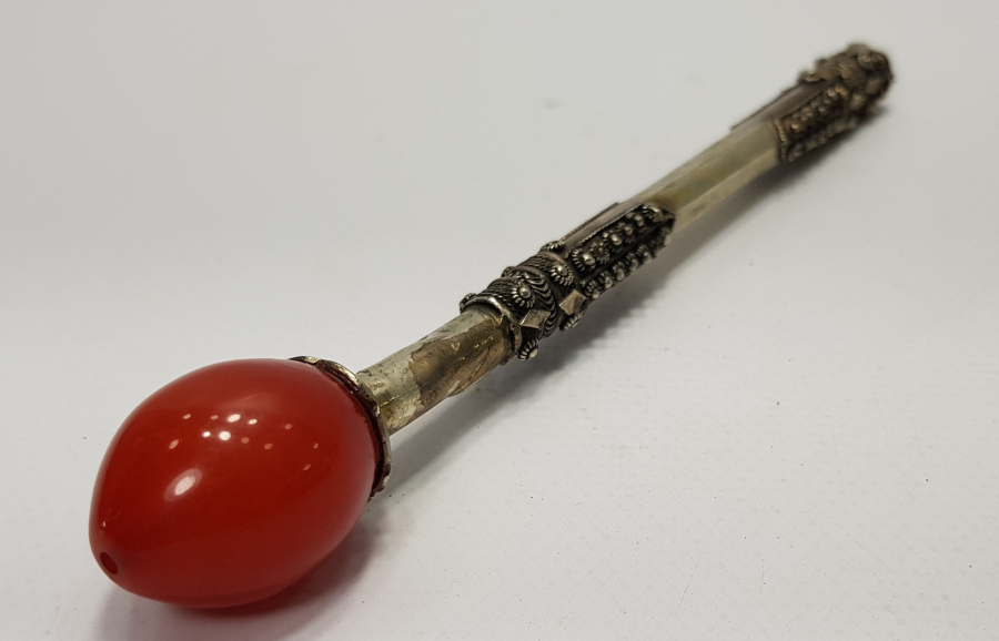 1940'LARDAN GÜVERSE İŞÇİLİKLİ BÜYÜK BOY AĞA İŞİ SİGARA AĞIZLIĞI