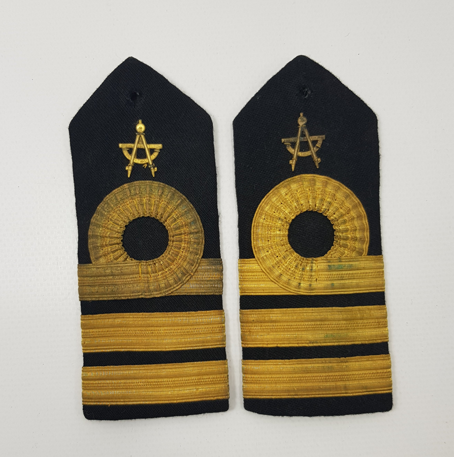 1930-1950 BİR ÇİFT DENİZCİ SUBAY APOLETİ