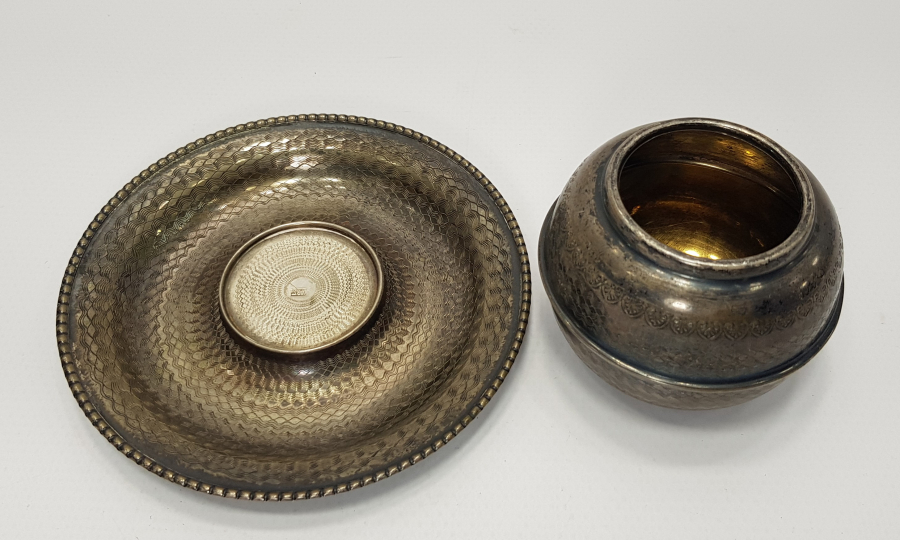 AZNAVUR İŞÇİLİKLİ GÜMÜŞ HOKKA