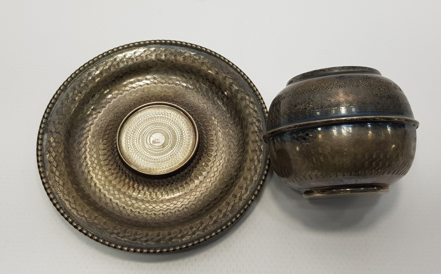 AZNAVUR İŞÇİLİKLİ GÜMÜŞ HOKKA