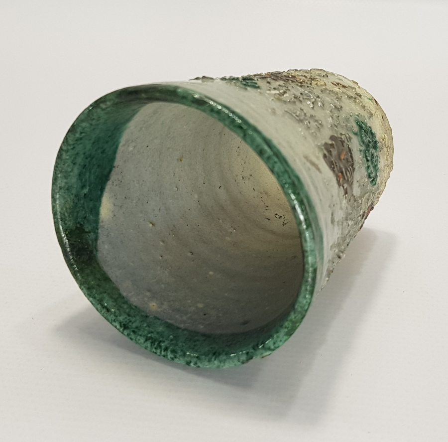 CUMHURİYET BAŞI ÇANAKKALE İŞİ KUMLU SERAMİK BARDAK