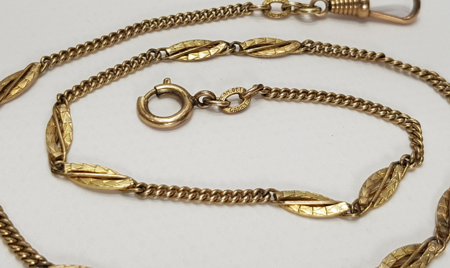 GÜMÜŞ ÜZERİ ALTIN KAPLAMA CEP SAATİ KÖSTEĞİ