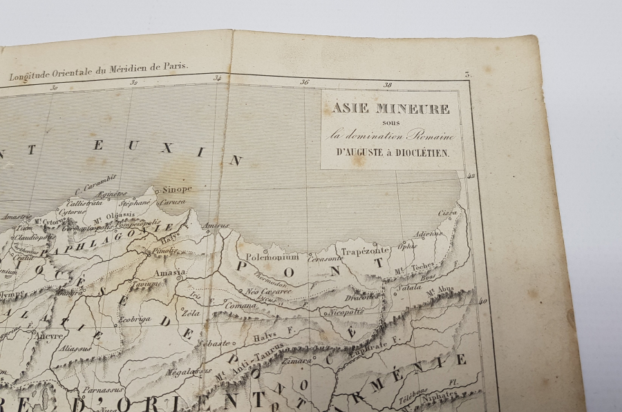 ASIA MINOR HARİTA GRAVÜR