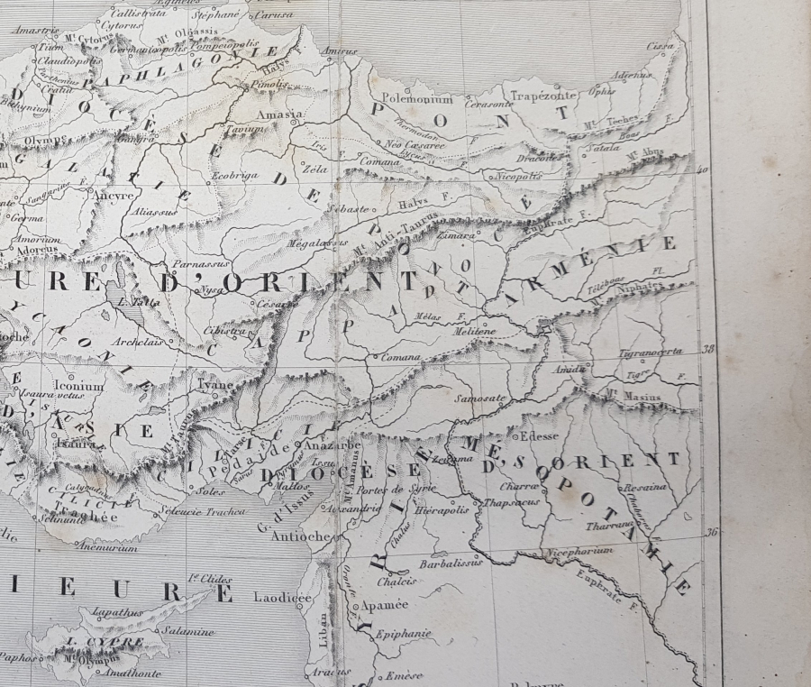 ASIA MINOR HARİTA GRAVÜR