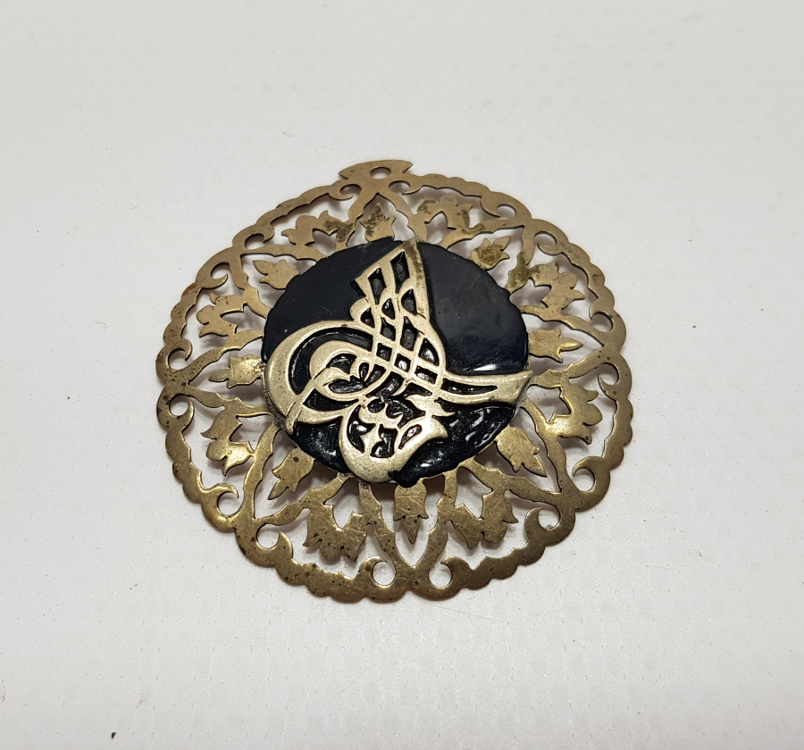 TUĞRA İŞLEMELİ GÜMÜŞ KOLYE UCU