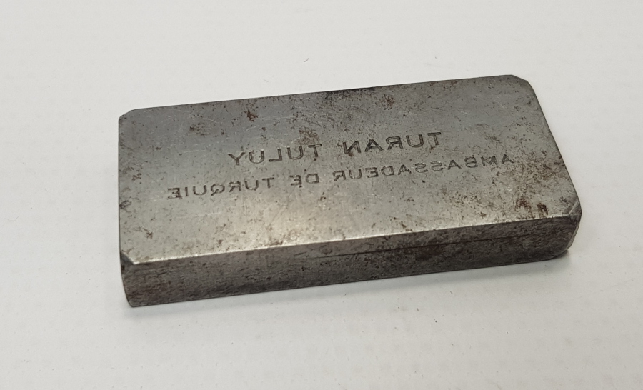 BÜYÜKELÇİ TURAN TULUY MÜHÜR 